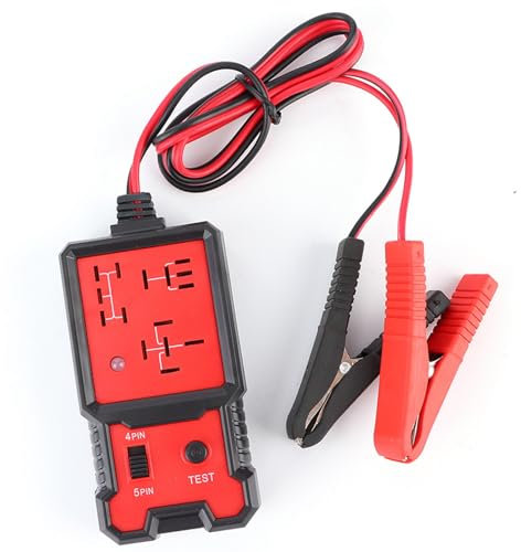 Aramox Testeur de Relais Automobile, testeur de Relais Automobile électronique 12 V Outil de vérificateur de Batterie de Diagnostic de Voiture Automatique