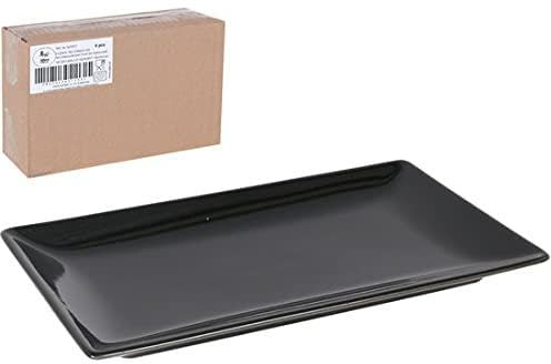 Santa Clara 142022 Fuente Rectangular, Negro, 25 X 15 Cm