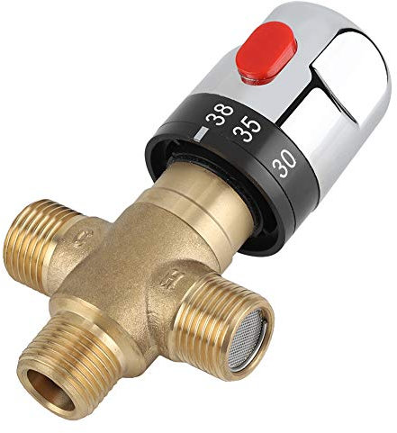 Mitigeur que Encastle,Mitigeur que Chauffe Eau,Limiteur De Temperature Chauffe Eau,Vanne De Mélange que À 3 es,Vanne De Mélange que En Laiton,Contrôle Du tat Du Bassin Du u De