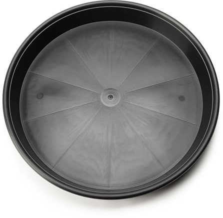 EarlyGrow 2-Pack 25cm Plant Pot Saucers, Flower Drip Trays for Horticulture, Hydroponics, Indoor/Outoor, Household and Garden Fruits and Vegetables
