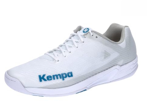 Kempa Unisex Wing 2.0 Sport-Schuhe, Weiß Deep Blau, 39 EU