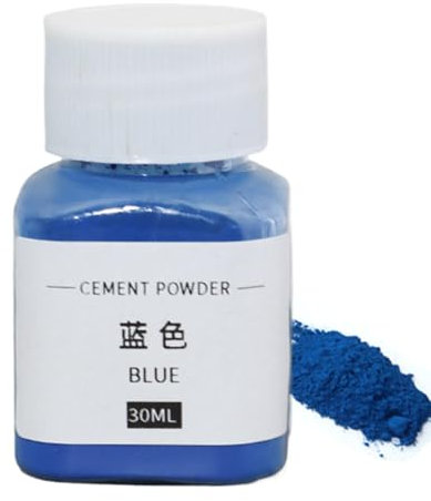 Zementfarbpulver – Eisenoxid-Pulver, Beton-Farbpigment, Betonfarbe, Farbpigment, 30 ml, Betonfarbpigmente, Materialien zur Herstellung von Beton, Zement, Mörtel, Mörtel, Gips, 30 ml