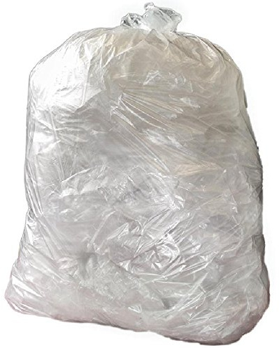 JANTEX Heavy Duty Clear Bin Bags Pack of 200 Colour: Clear. Capacity: 80Ltr / 15kg