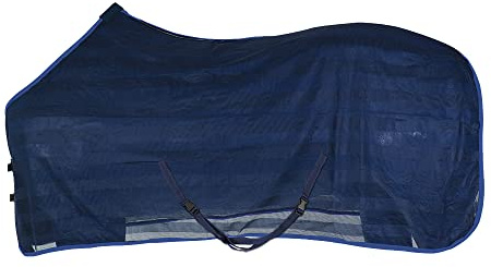 PFIFF 102309-20-115 Fliegendecke Pferd -Brimfly- Pferdedecke, Einheitsgröße, blau
