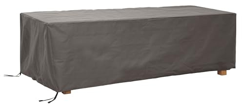 Perel Outdoor Tischschutzhülle 225 x 105 x 75 cm, wasserdicht und UV-beständig, robuste Abdeckung für Gartentische bis 220 cm, langlebiges Polypropylen-Gewebe, Schutz vor Regen, Schmutz und Sonne