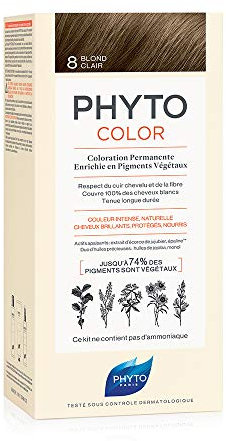 Phyto Protocolor Box Haarfärbemittel, 8 Hellblond 182 ml