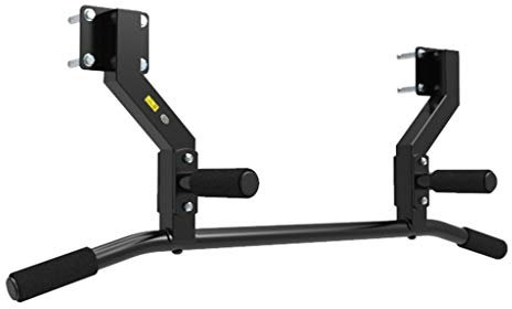 Wandmontierter Klimmzugstange S-förmigen große Basis Innenquerträger seitlich montierte Mehrpositions Pull-up horizontale Balken der Wand befestigten Rahmen Fitness ( Color : Black , Size : 100*40cm )