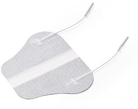 Promed Nacken Elektrode Tens, 1 Stück 130 x 110 mm, Selbstklebende Nacken-Elektrode für TENS/EMS Geräte, selbstklebende Elektroden mit 2mm-Stecker-Anschluss, Wiederverwendbar