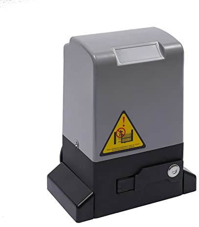 Torantrieb Schiebetor, 600KG Toröffner Garagentoröffner Elektrischer Schiebetürantrieb 370W Mit 2* Fernbedienung für Schiebetür für Hotel, Fabrik
