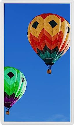 32 Zoll großer vertikaler Bildschirm, digitaler Bilderrahmen, 1920 x 1080, IPS-Full-HD-Bildschirm, Wandmontage, Bewegungssensor, IPS-Display, mühelose Einrichtung in einer Minute (Color : White)