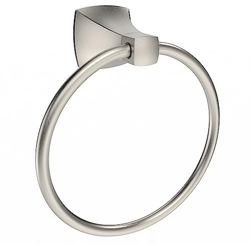 WZRUA Hand Towel Holder for Bathroom Kitchen Brushed Nickel Towel Ring Towel Hanger Stainless Steel and Zinc Alloy Wall Mount