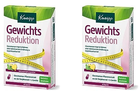 Kneipp Gewichts-Reduktion Kapseln 40er (1 x 18,7 g) (Packung mit 2)