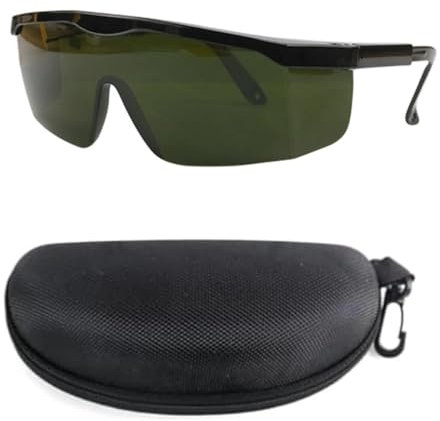 MJFENDAI Occhiali di protezione IPL, da 190 nm a 2000 nm, protezione laser per depilazione, protezione UV, protezione per gli occhi e depilazione laser, abbronzatura, terapia a luce rossa