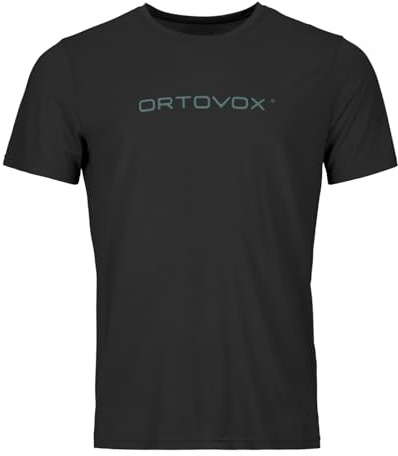ORTOVOX 150 COOL Brand - Robustes, kühlendes T-Shirt mit Merinowolle für sportliche Aktivitäten - schwarz - Herren - L