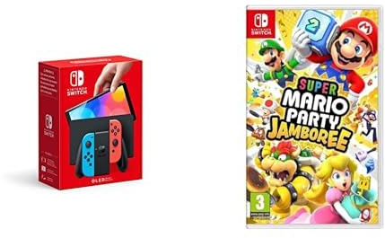 Nintendo Console Switch (Modèle OLED) & Super Mario Party Jamboree