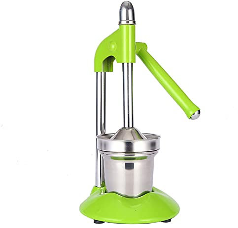Presse-Agrumes Manuel, Presse-Agrumes de qualité Commerciale, Presse-Agrumes Manuel, Citron, Citron Vert, Grenade, Presse-Agrumes Professionnel (Vert)