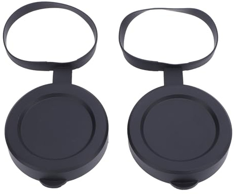 2pcs Objektive Linsenkappen Gummi -Schutz -Snug Fit Teleskop Objektivabdeckung für ID 61 Bis 64 Mm Monokulares Fernglas