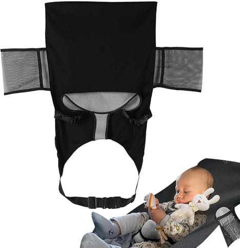 Cama de Avión para Bebé | Cuna Avión Infantil | Asiento Portátil Hamaca Transpirable Reposapiés Cómodo para Vuelos y Viajes