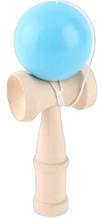 Eujgoov El Juguete de Kendama de Madera Premium Mejora la Coordinación de los Ojos de la Mano con Cuerda para Juegos Grupales Fiestas de Cumpleaños Fiestas Beech Madera (Green)