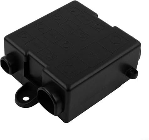 Eficiente caja de distribución de energía de 5 vías para mega/para fusibles, soporte de voltaje dual de 12 V y 24 V