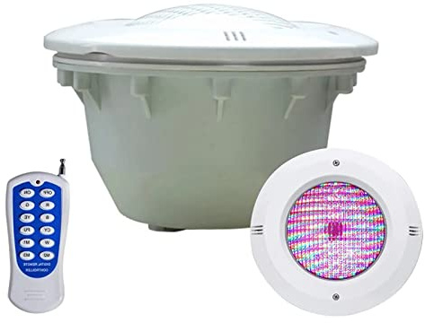 RGB Remote Control Outdoor Landscape Lights - Spotlights for Fountain Pool, Inground Led Lights, IP68 Waterproof Underwater Pool Led Light Decorations, for Aquarium, Vase, Pool(15W)