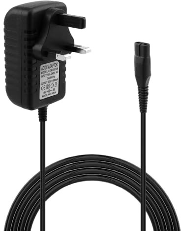 Azlanway 5.5V Charger Fit for Karcher Window Vac Cleaner WV2, WV 2 Plus, WV1, WV60, WV70, WV75, WV5, WV55 Power Cord, Replacement for Window Vac Cleaner Charging Plug Lead Cable