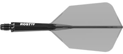 CUESOUL ROST 77 Integriertes Dartschaft und Flight, Dart-System Schlanke Form, Set à 3 Stück