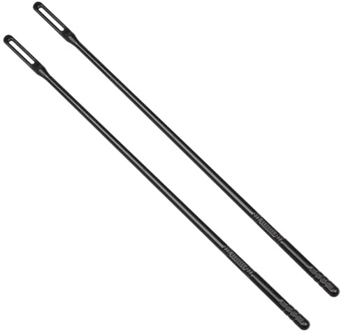Abaodam Varillas de Limpieza para Flauta Travesera Negro, 2 Piezas, Plástico Ligero y Fácil de Almacenar, Herramienta Adecuado para Cuidado de Instrumentos