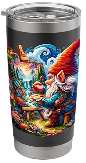 Garden Gnomes Gnome Lover Funny Gnome Gardening Stainless Steel Insulated Tumbler