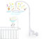Locisne Babybett Halter Kinderbett Kinderbett Mobile Arm, mit Mechanische Spieluhr und Erweiterte Halter Halterung, Bett Glocke ohne Spielzeug, Mutter Schraube, für Baby Girl & Boy