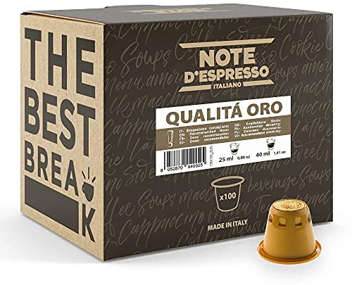 Note d'Espresso - Qualità Oro - Capsules de Café - Exclusivement Compatible avec Machine NESPRESSO* - 100 x 5,g 6