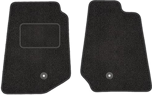 Vorne Velour Fußmatten Satz für Jeep Wrangler III - 2-teilig - Passgenau