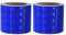 Xrkuu reflektierendes Sicherheitsband, blau, 2 Rolle, 3 m x 5 cm, Keine Rückstände, Reflektorband, selbstklebendes Sicherheitsmarkierungsband, Sicherheitswarnung, für LKW, Fahrräder, Helme