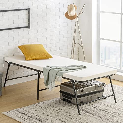 ZINUS Gästebett mit Komfort-Memory-Foam-Matratze | 188x79 cm | Für Erwachsene, Kinder, Jugendliche | Perfekt für Schlafsäle, Hausgäste oder Camping | Starker, Klappbett