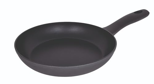 Arcos Serie Kaula | Sarten Antiadherente 22 cm | Aluminio Forjado | Recubrimiento QuanTanium | Apta cualquier cocina | Mango Efecto Frio | Sistema ahorro energético | Apta lavavajillas | Color Negro