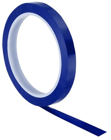 PATIKIL Ruban de Finition Grip de 50 Mètres/55 Yards, 0,4 Pouce Ruban de Finition en PU pour Raquette Accessoires de Raquette Adhésifs pour Tennis et Badminton, Bleu