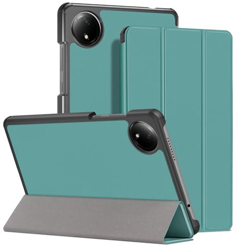 HEISHAYU Custodia per Xiaomi Redmi Pad SE 8.7 Pollici 4G Tablet 2024, Cover con Funzione Auto Sleep/Wake, Verde