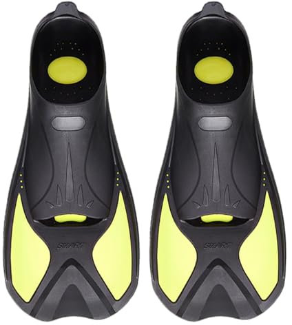 Unterwasserflossen – flexible Tauchflossen, Schuhtauchflossen | Atmungsaktive Trainingsschwimmflossen mit kurzer Klinge für Erwachsene und Männer