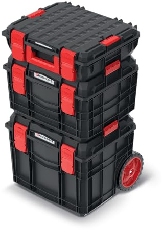 Kistenberg KXCS454080, Mobiles Werkzeugkasten-Set C BLOCK PRO, Black