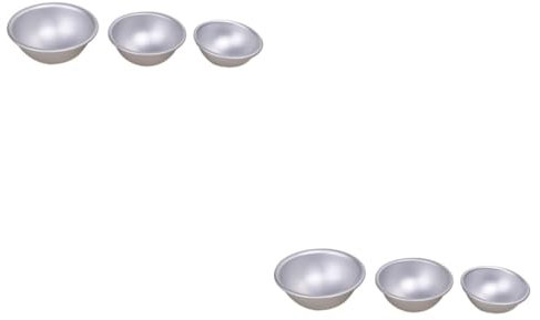 OKUMEYR 12stücke Teiliges Aluminium Badeformen Für -badebomben Silikonformen Für Selbstgemachte Badekugeln Für Kreative Familienaktivitäten