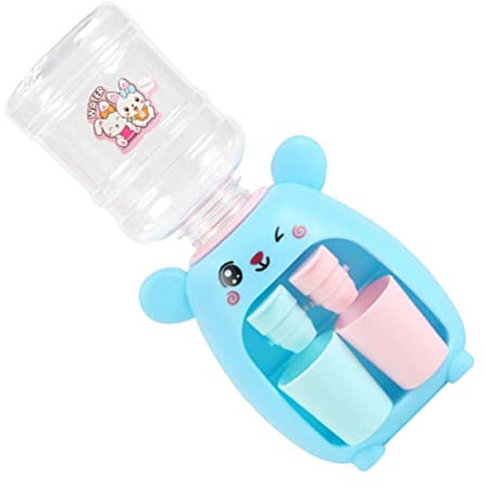 Generic Mini Water Dispenser Toy for Boys and Girls Cute Cartoon Design Dual Water Output for Play Kitchen Role Play Develops Coordination Skills for Birthdays