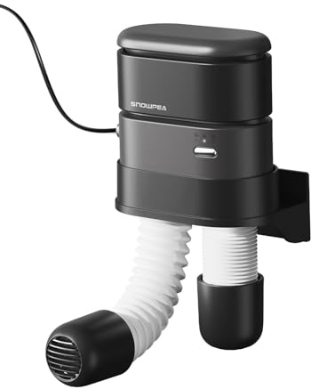 Snowpea Schuhtrockner mit Wandhalterung, Skischuhtrockner mit Heizlüfter, Fußwärmer, Sneaker-Trockner für Schuhe Skischuhe 3/6/9 Stunden Timer