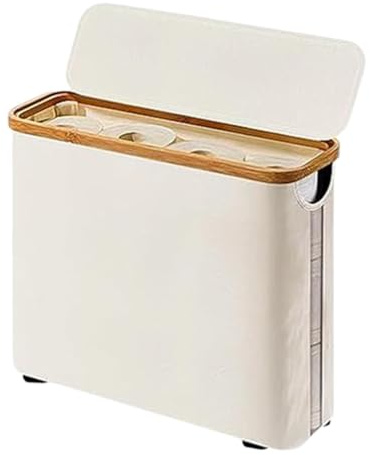 Cesta de almacenamiento de papel higiénico, soporte con ruedas, estante para armario, caja de almacenamiento vertical, organizador multi-rollo para baño de casa, dormitorio universitario