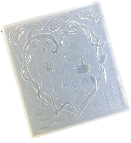 Cygnus en silicone de qualité alimentaire avec motifs de vigne, idéal pour l'art de la résine et le chocolat, silicone de qualité alimentaire
