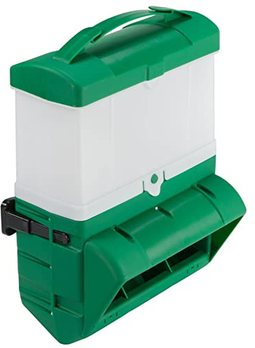 Agrarflora Geflügel Futterautomat Wise Feeder 10kg - automatischer Futterspender für Hühner - Futtertrog mit erweiterbarem Modulsystem - aufhängbarer Hühnertrog - Geflügeltrog für Hühnerfutter
