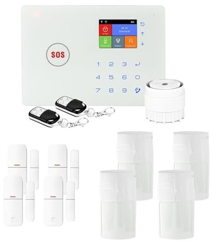 LIFEBOX Hausalarm, kabellos, WiFi und GSM Amazone – Set Tier 4