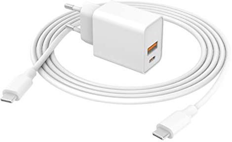 PD 30W Ladegerät Passend für Google Pixel 10 9 8 7, für Sony Xperia 1 5 10 | VII VI V IV III, 10a/9a/8a/7a/10 Pro XL, 30 Watt Schnellladegerät Netzteil mit 1,8 Meter Ladekabel