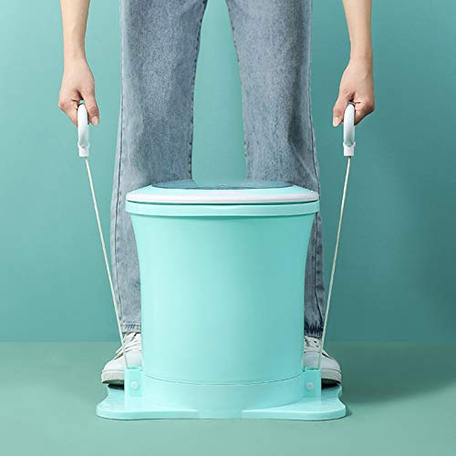 Deshidrata la ropa sin esfuerzo con mini secadora de ropa giratoria portátil, no necesita electricidad, perfecta para dormitorios, apartamentos y camping, azul (mini secadora de ropa manual)