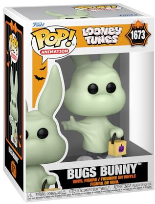Funko POP! Animation: LTH - Bugs Bunny - (Ghost) - Looney Tunes - Vinylfigur för samlare - Presentidé - Officiell Merchandise - Leksaker för barn & vuxna - Skräckfans - Modellfigur för samlare