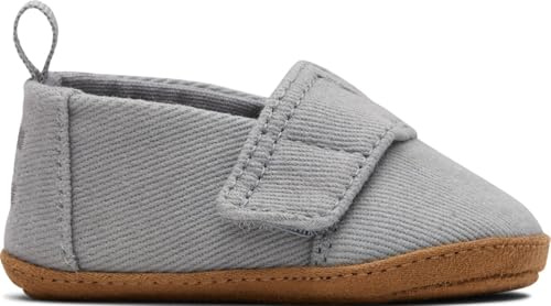 TOMS Baby flicka spjälsäng alpargata slip-on Espadrille, Ultimat grå vintage twill, 0.5 UK Child